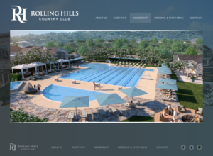 Web Design par wolf pour Rolling Hills Country Club | Design : #12318689