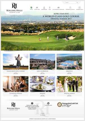 Diseño Web por -Marc- para Rolling Hills Country Club | Diseño: #12511619