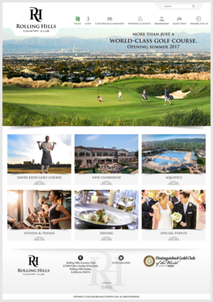 Diseño Web por -Marc- para Rolling Hills Country Club | Diseño: #12537403