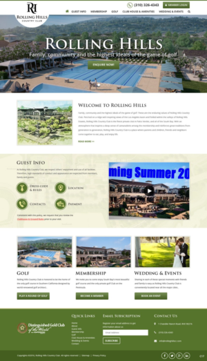 Diseño Web por pb para Rolling Hills Country Club | Diseño: #12285301