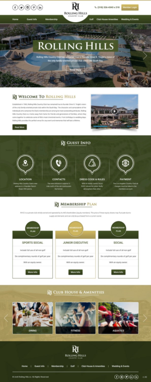 Diseño Web por pb para Rolling Hills Country Club | Diseño: #12285303