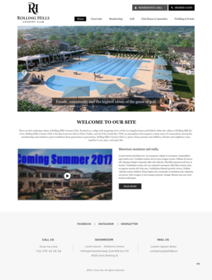 Diseño Web por pb para Rolling Hills Country Club | Diseño: #12296852