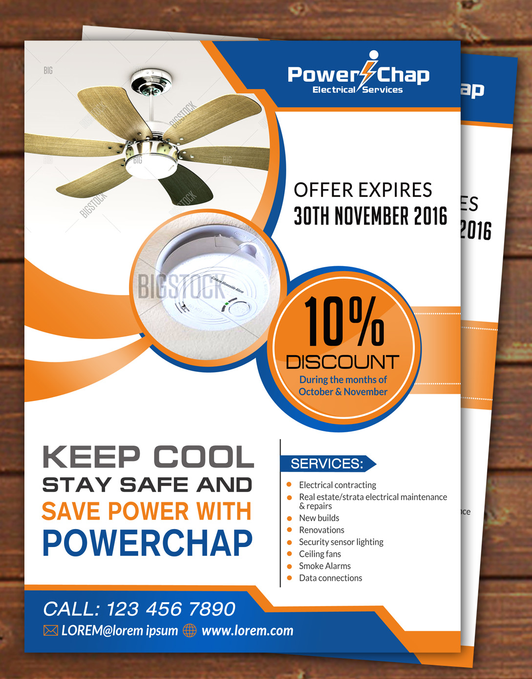 Flyer-Design von debdesign für PowerChap | Design #12284827