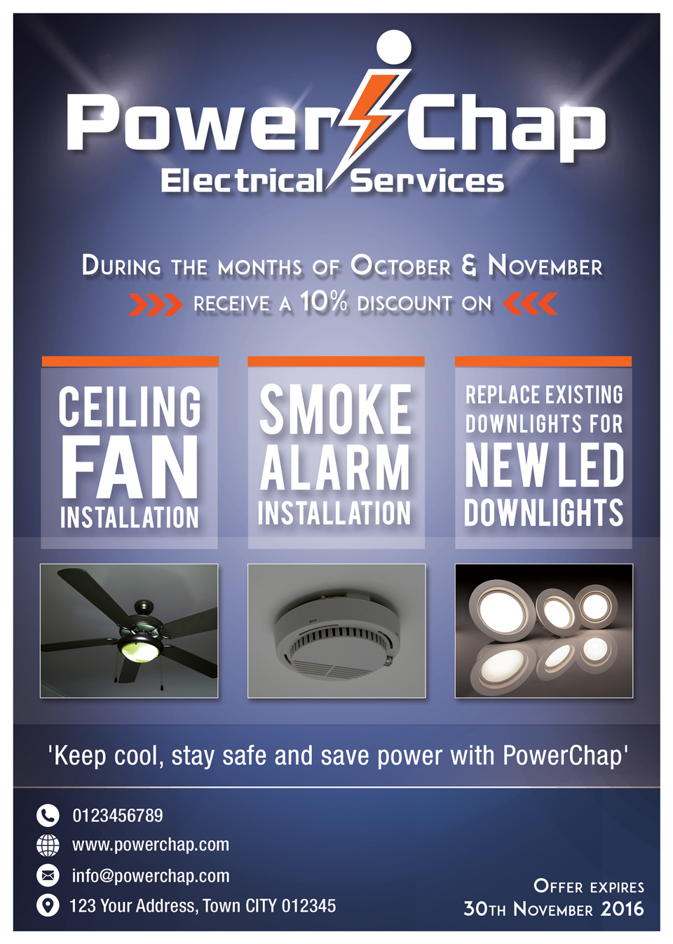 Design de Flyer par RAZORGRAPHICS pour PowerChap | Design #12275877