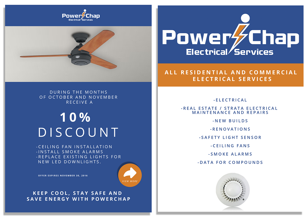 Diseño de Flyer por novatora para PowerChap | Diseño #12283411