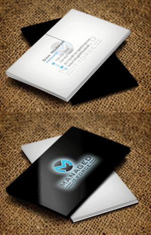 Business Card Design by Riz' for Managed IT Force, LLC | Design: #12278339