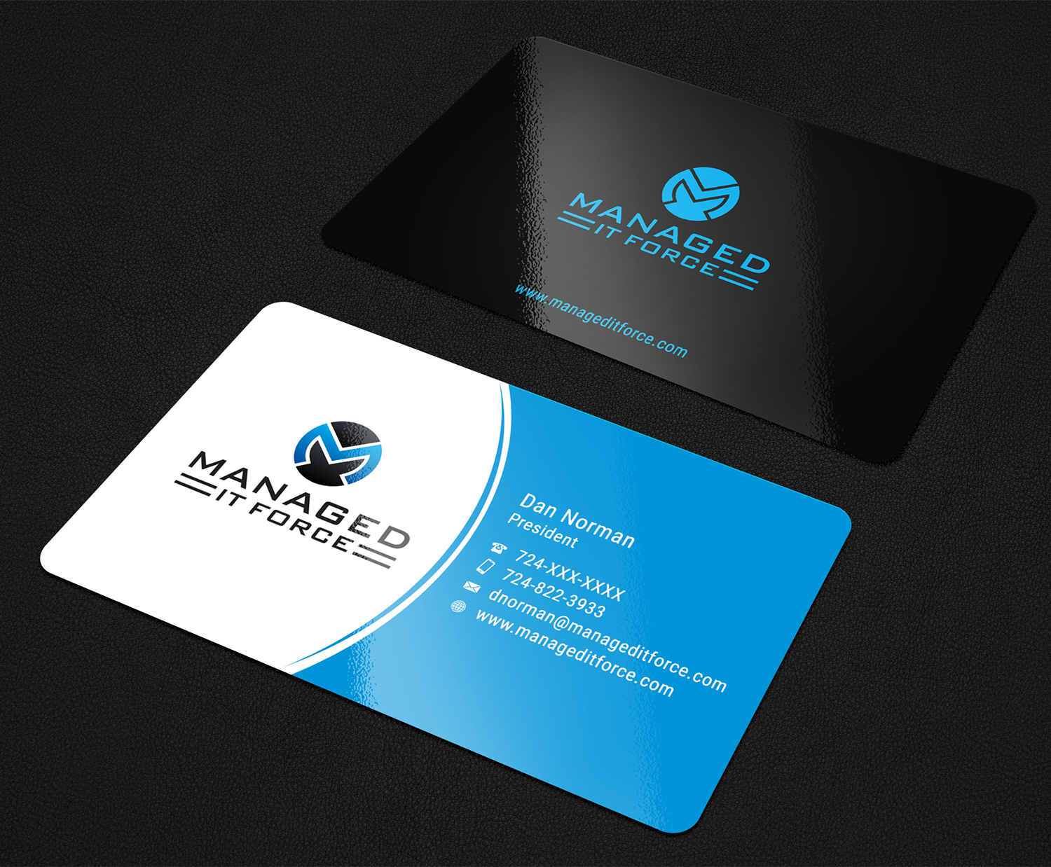 Business Card Design by premnice for Managed IT Force, LLC | Design #12271420