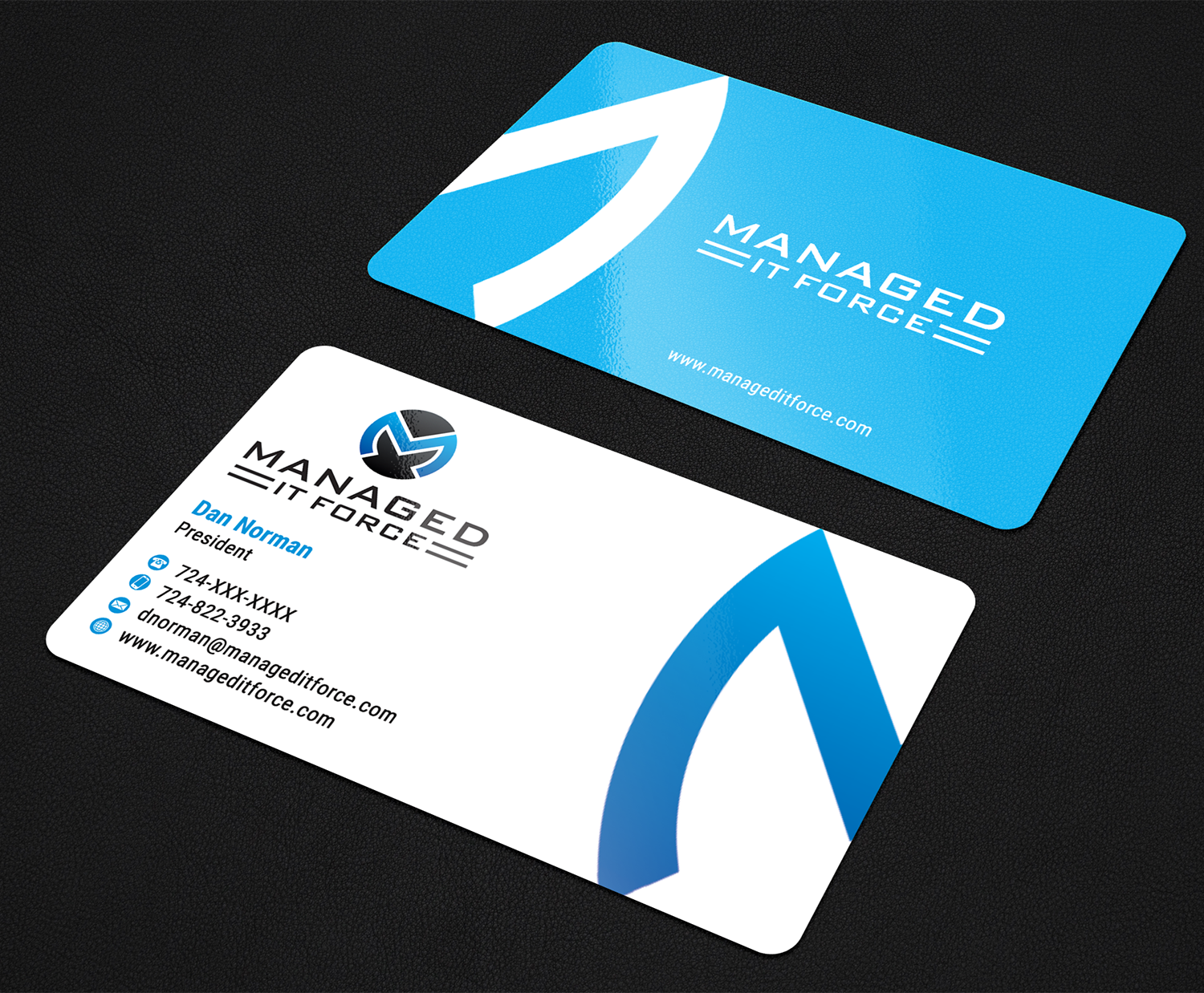 Business Card Design by premnice for Managed IT Force, LLC | Design #12271422