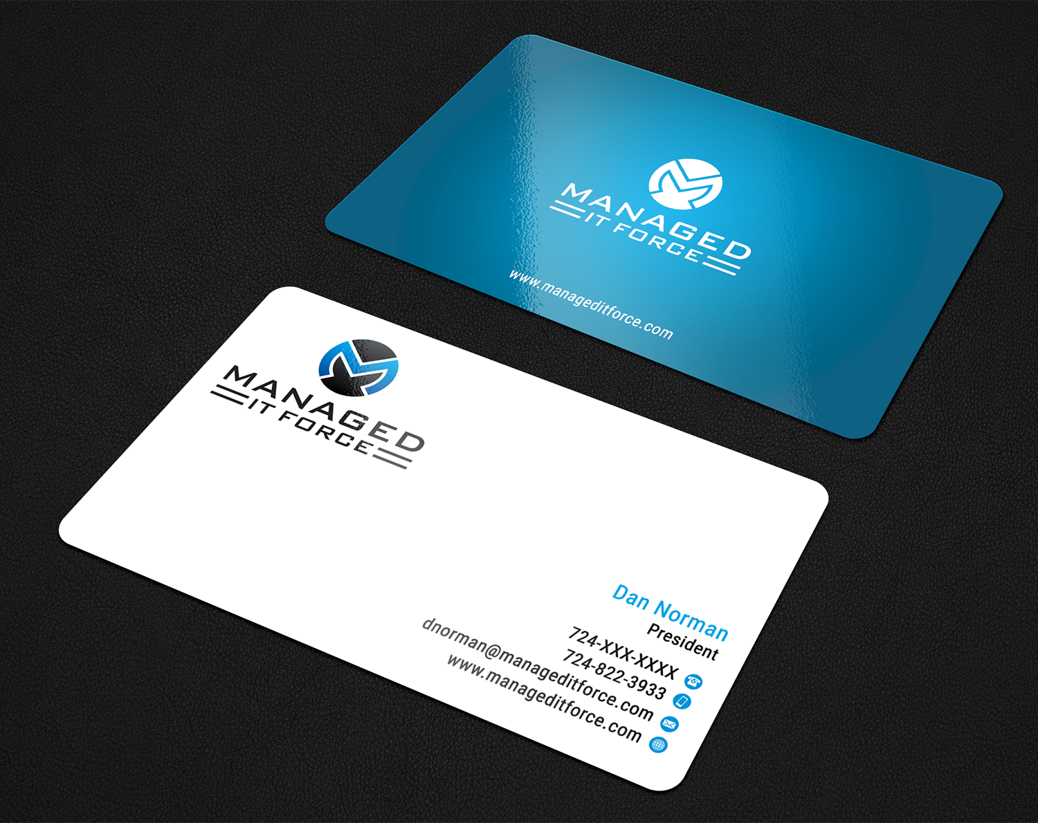Business Card Design by premnice for Managed IT Force, LLC | Design #12272760