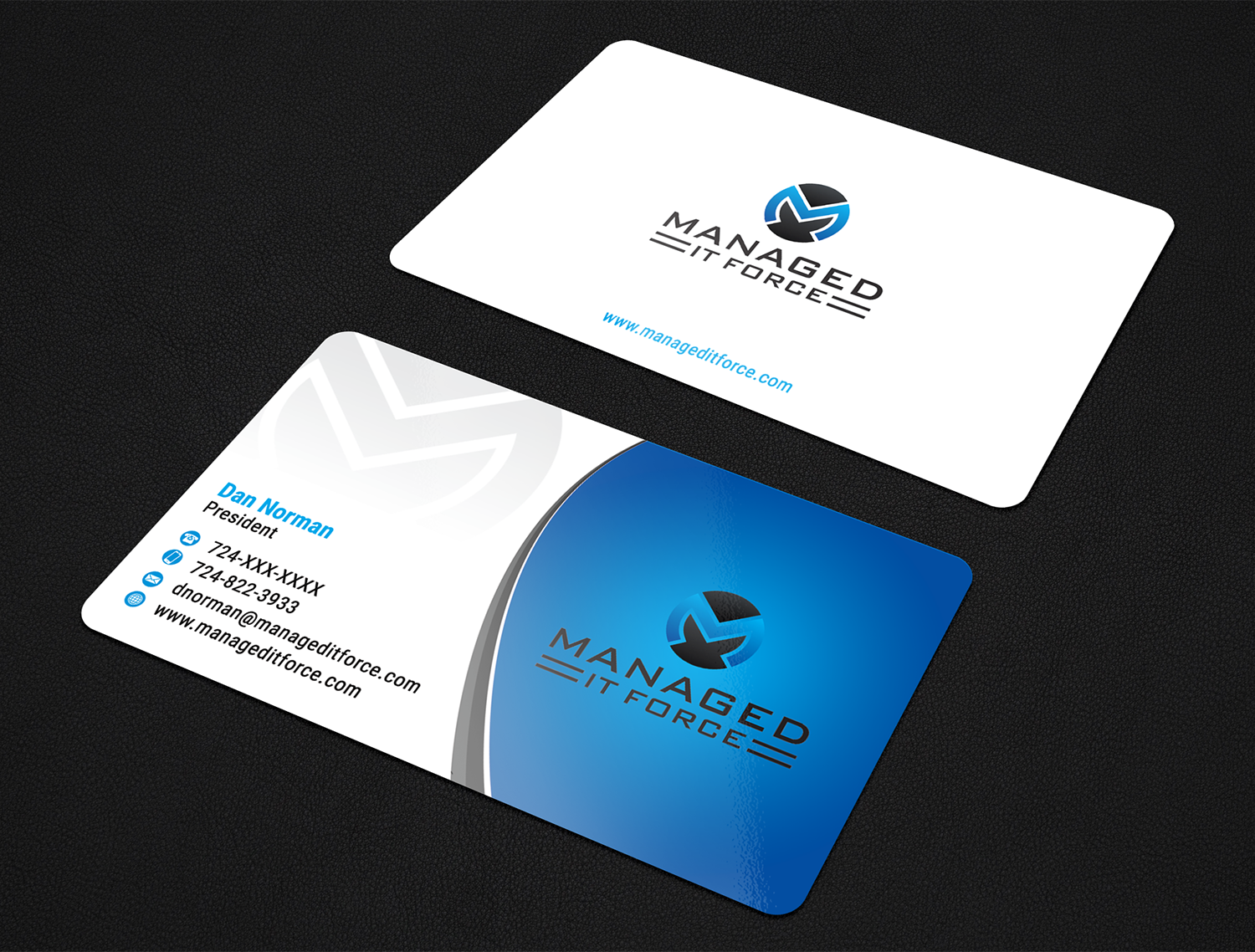 Business Card Design by premnice for Managed IT Force, LLC | Design #12273152