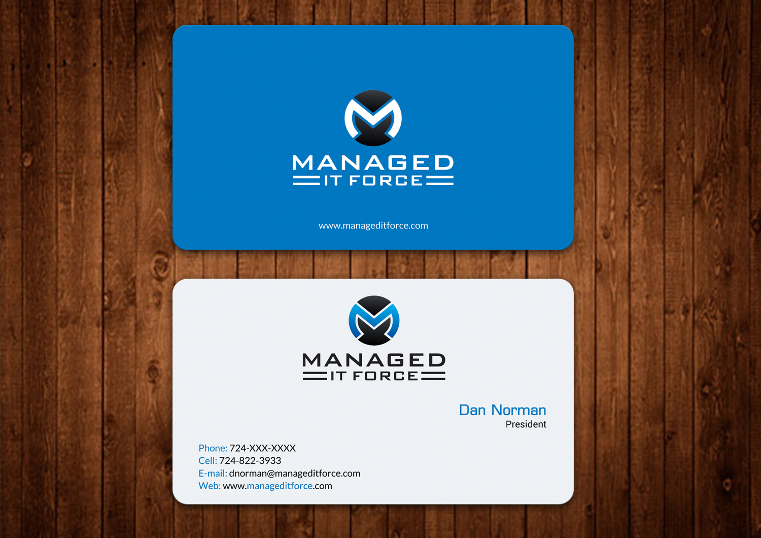 Business Card Design by Alaminenterprise for Managed IT Force, LLC | Design #12273683