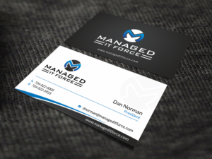 Business Card Design by SKYdesign for Managed IT Force, LLC | Design: #12269594