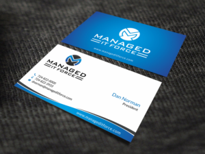 Business Card Design by SKYdesign for Managed IT Force, LLC | Design: #12274147