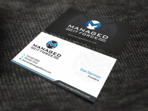 Business Card Design by SKYdesign for Managed IT Force, LLC | Design: #12274148