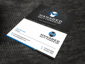 Business Card Design by SKYdesign for Managed IT Force, LLC | Design: #12274175