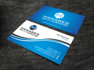 Business Card Design by SKYdesign for Managed IT Force, LLC | Design: #12274176