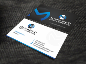 Business Card Design by SKYdesign for Managed IT Force, LLC | Design: #12274191