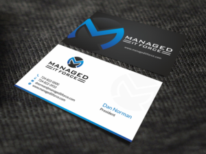 Business Card Design by SKYdesign for Managed IT Force, LLC | Design: #12274192