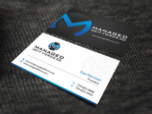 Business Card Design by SKYdesign for Managed IT Force, LLC | Design: #12274201