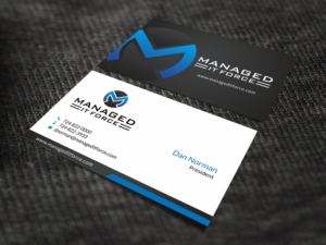Design de Carte de Visite par SKYdesign pour Managed IT Force, LLC | Design : #12274202