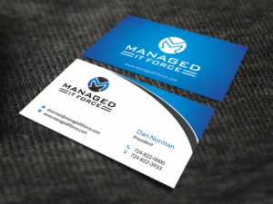 Business Card Design by SKYdesign for Managed IT Force, LLC | Design: #12274203