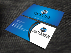 Business Card Design by SKYdesign for Managed IT Force, LLC | Design: #12274509