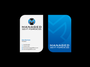 Business Card Design by Creations Box 2015 for Managed IT Force, LLC | Design: #12274772