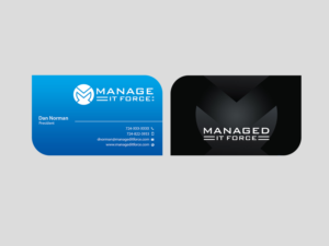 Business Card Design by Creations Box 2015 for Managed IT Force, LLC | Design: #12274773