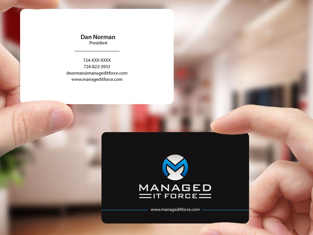Business Card Design by Creations Box 2015 for Managed IT Force, LLC | Design #12274774