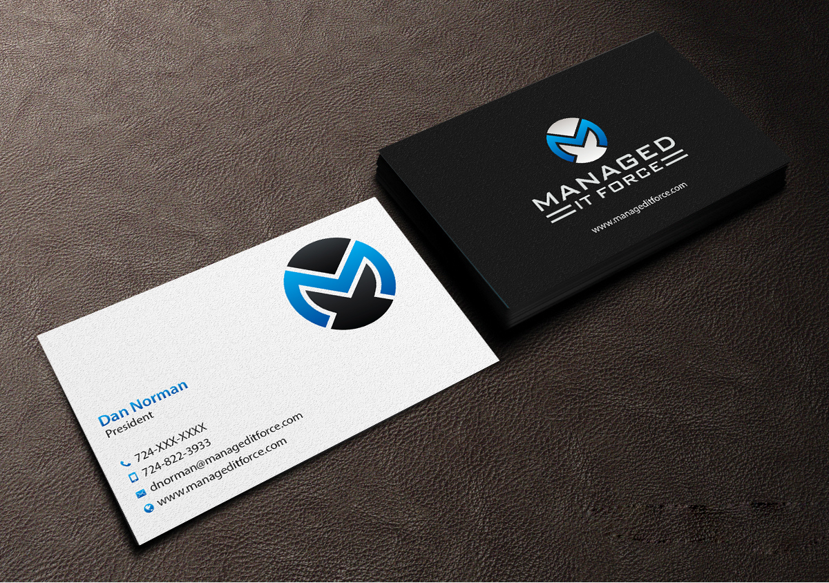 Business Card Design by Creations Box 2015 for Managed IT Force, LLC | Design #12274775