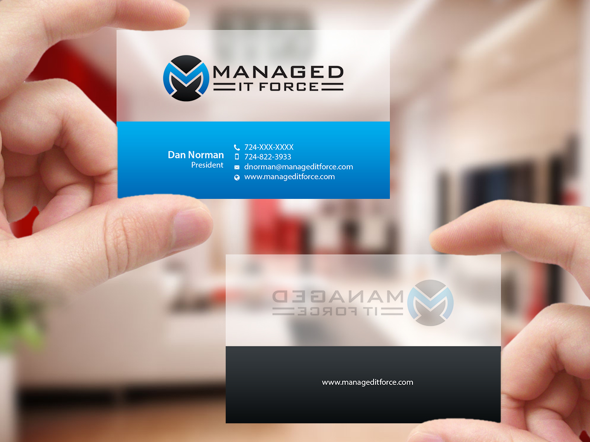 Business Card Design by Creations Box 2015 for Managed IT Force, LLC | Design #12274791