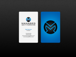 Business Card Design by Creations Box 2015 for Managed IT Force, LLC | Design: #12274794