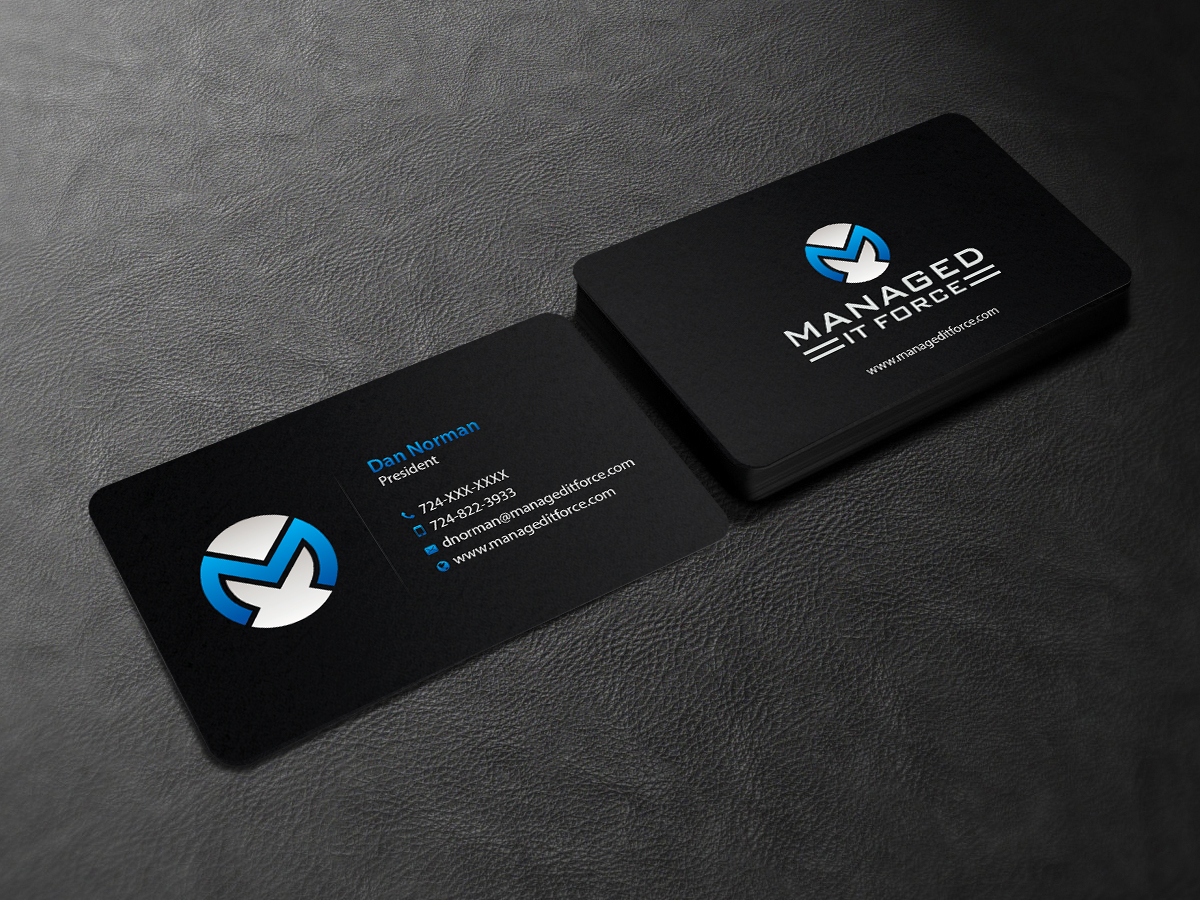 Business Card Design by Creations Box 2015 for Managed IT Force, LLC | Design #12274795