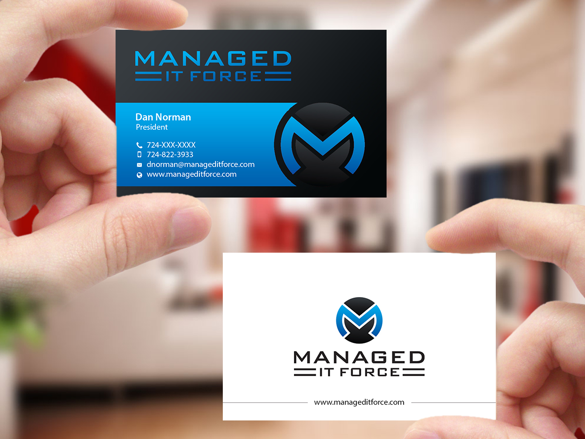 Business Card Design by Creations Box 2015 for Managed IT Force, LLC | Design #12274806