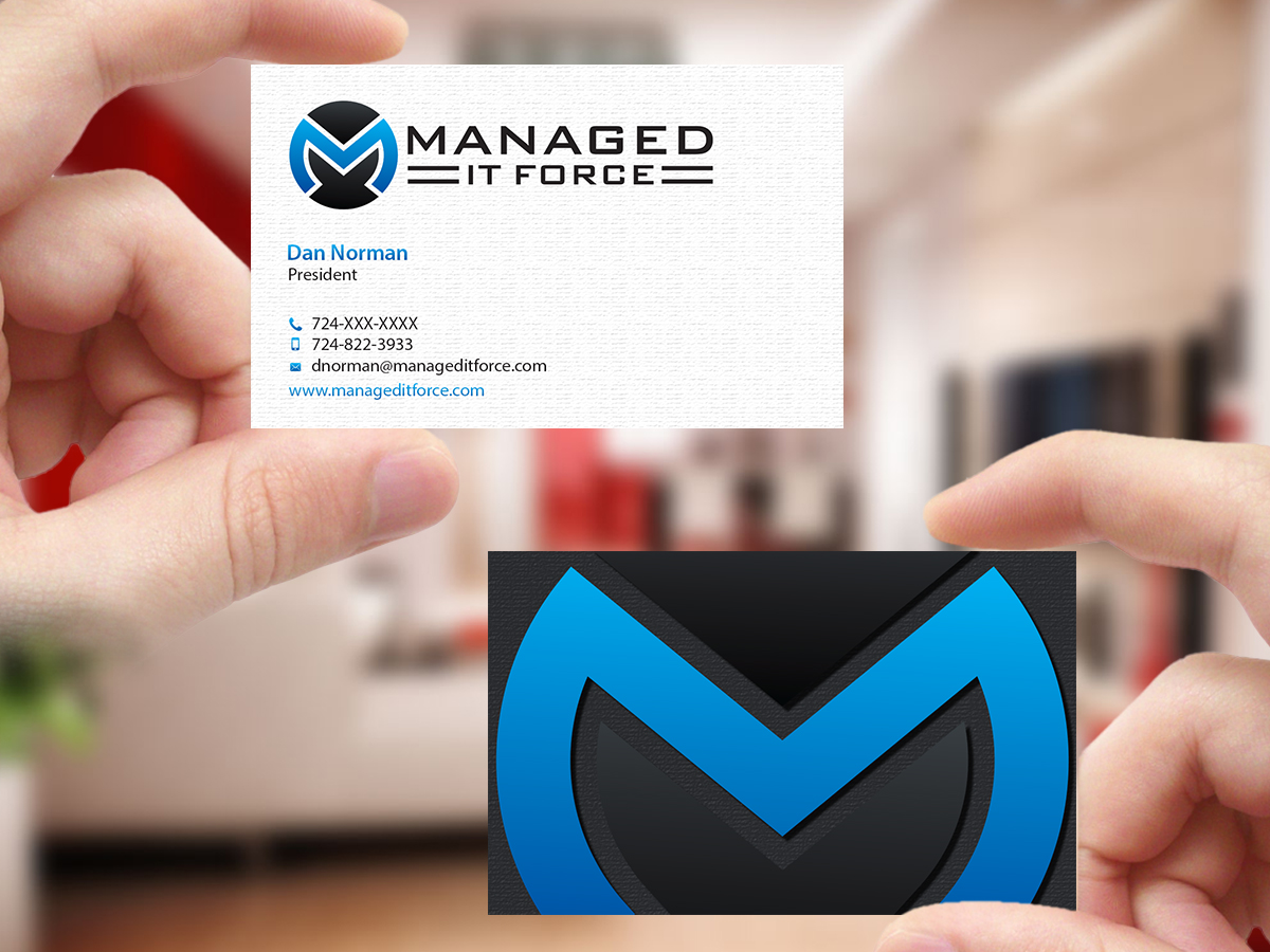 Business Card Design by Creations Box 2015 for Managed IT Force, LLC | Design #12274808