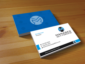 Business Card Design by Creations Box 2015 for Managed IT Force, LLC | Design: #12274826