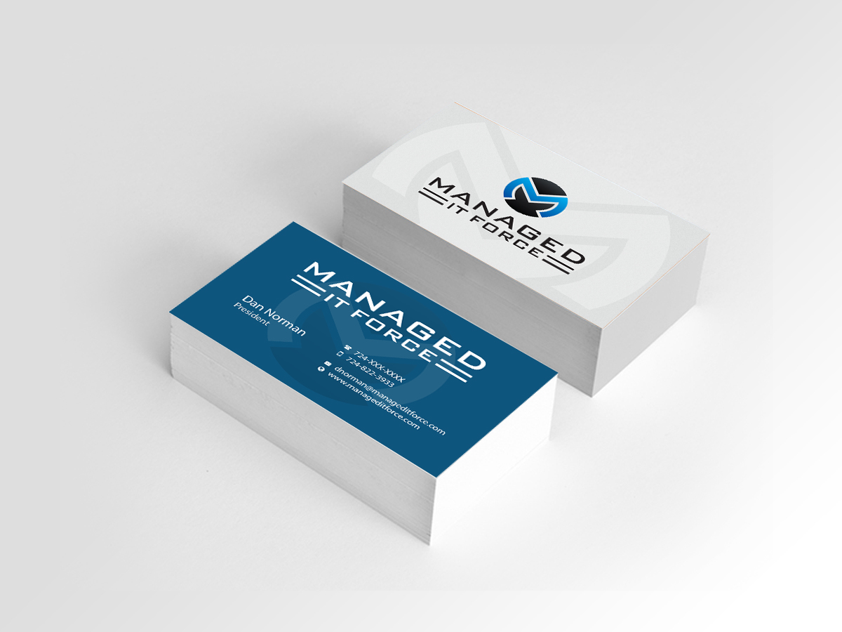 Business Card Design by Creations Box 2015 for Managed IT Force, LLC | Design #12274827