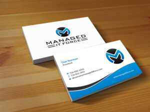 Business Card Design by Creations Box 2015 for Managed IT Force, LLC | Design: #12274830