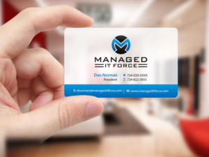 Business Card Design by Creations Box 2015 for Managed IT Force, LLC | Design: #12274836