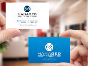 Business Card Design by Creations Box 2015 for Managed IT Force, LLC | Design: #12274840