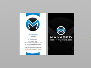 Business Card Design by Creations Box 2015 for Managed IT Force, LLC | Design: #12297233
