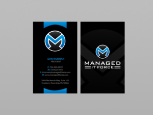 Business Card Design by Creations Box 2015 for Managed IT Force, LLC | Design: #12298333