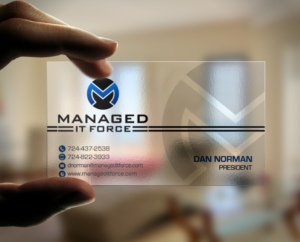 Business Card Design by chandrayaan.creative for Managed IT Force, LLC | Design: #12272703