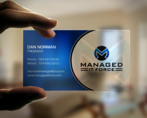 Business Card Design by chandrayaan.creative for Managed IT Force, LLC | Design: #12272718