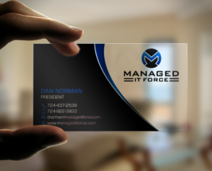 Business Card Design by chandrayaan.creative for Managed IT Force, LLC | Design #12273418
