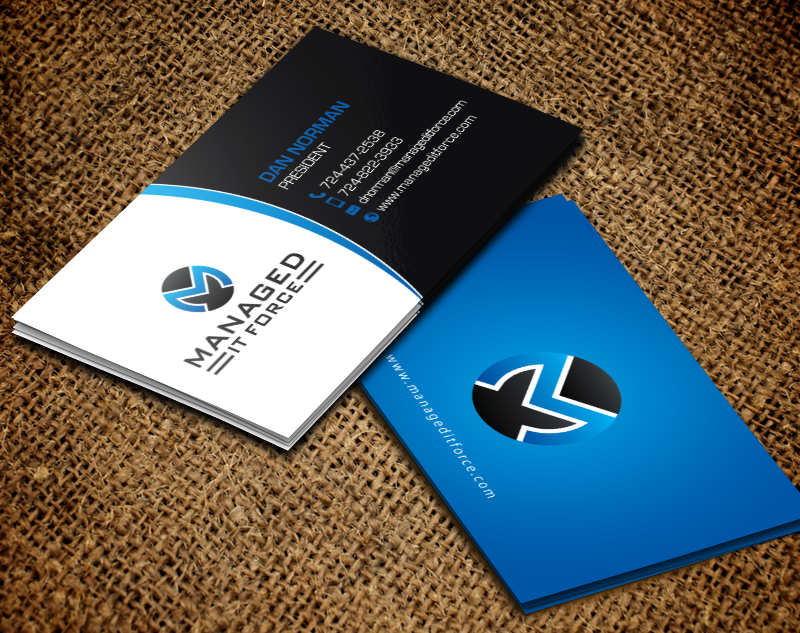 Visitenkarten-Design von chandrayaan.creative für Managed IT Force, LLC | Design #12285215