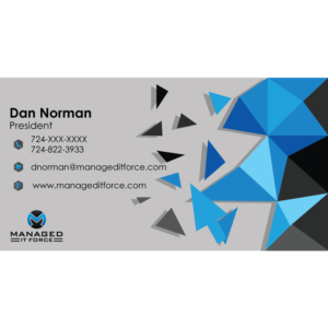 Business Card Design by sebelastitiksebelas for Managed IT Force, LLC | Design #12275439