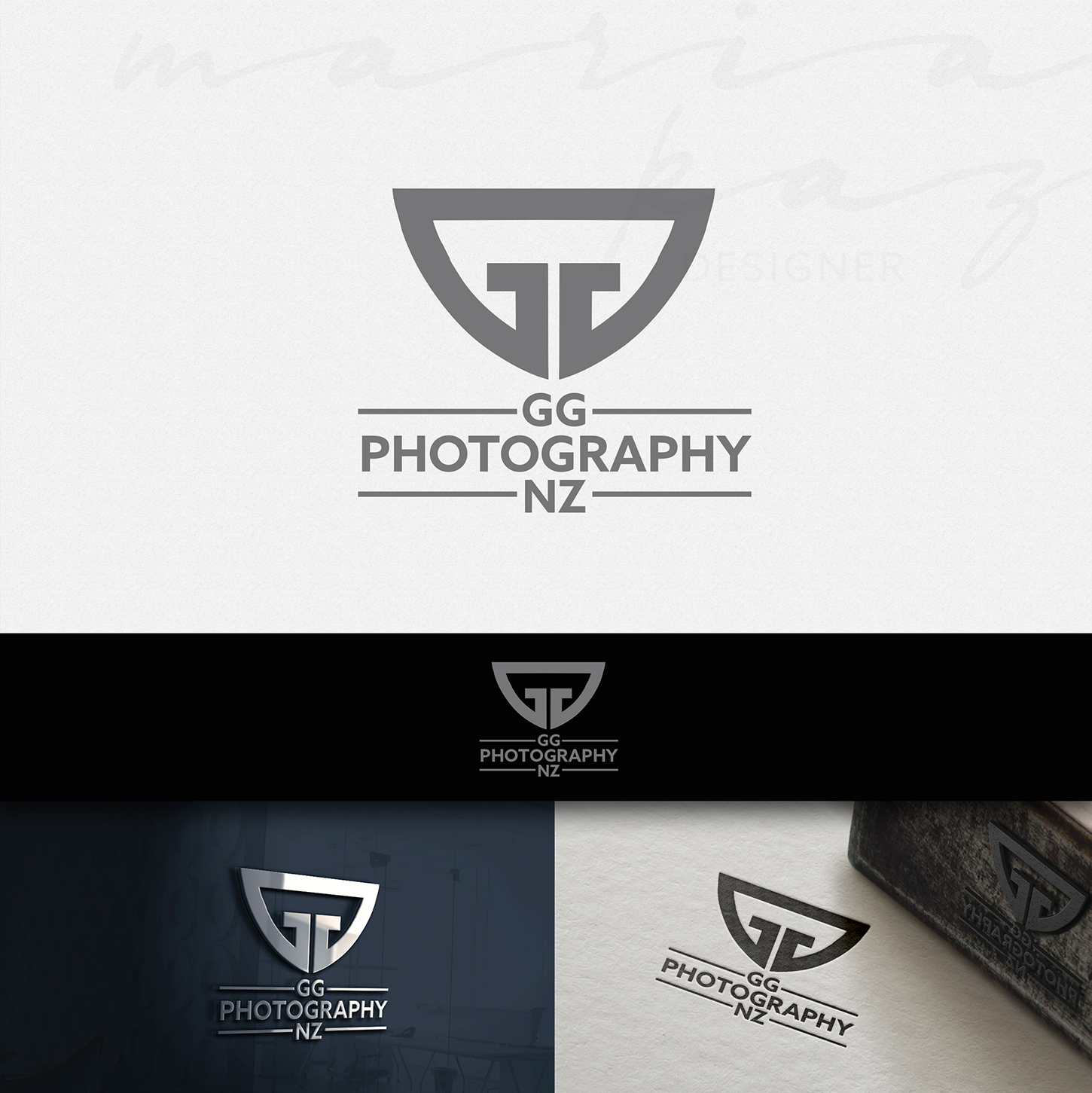Logo Design by maria-kaz for GG Photography NZ | Design #12280136