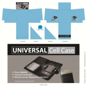 Design for a Cell Phone Case Display  | Packaging Design by Sajal Samaddar