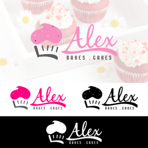 Logo Design by Mathan Jawahar for Alex Bakes Cakes | Design: #12312079